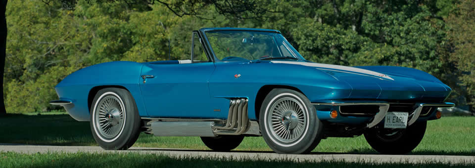 Harley Earl Corvette white